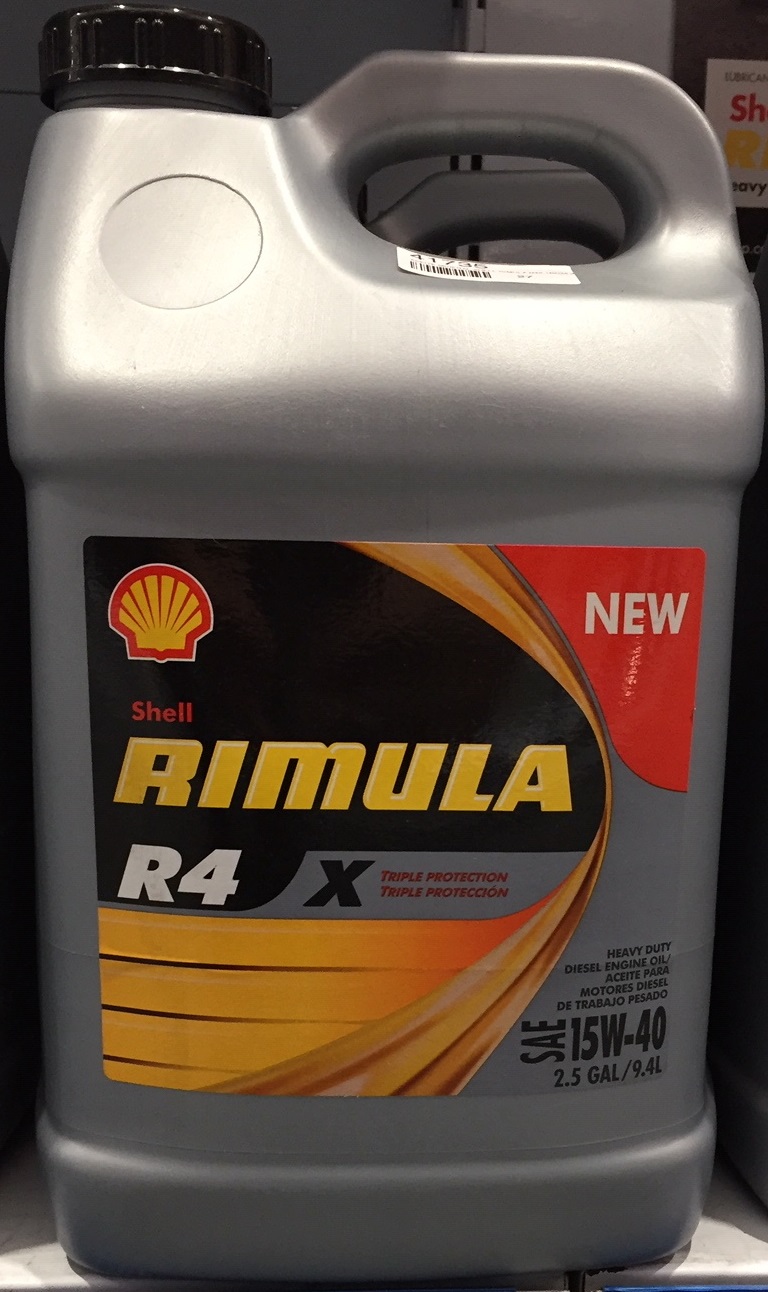 ACEITE MINERAL SHELL RIMULA R4X 15W40 (9.5LT)