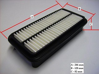 FILTRO AIRE TOYOTA (CA7167) (INY)