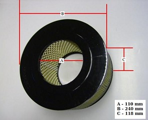 FILTRO AIRE TOYOTA (CA9393)