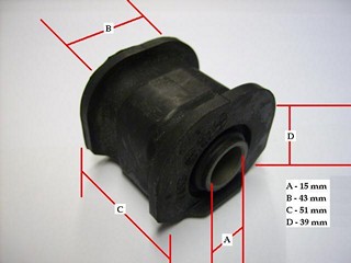 BUJE BASTIDOR INF TOYOTA TERCEL 96 (GDE) GSP