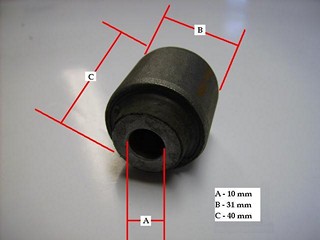 BUJE BASTIDOR TRA HONDA CRV 96 (SUP)