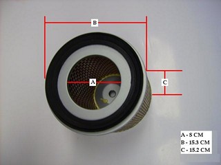 FILTRO AIRE HYUNDAI-MITSUBISHI (CAK5722)