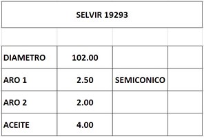 AROS 102.0mm DAIHATSU DELTA (14B) STD CTI