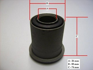 BUJE BASTIDOR SUP TOYOTA HILUX 92(2-4WD-GDE) GSP