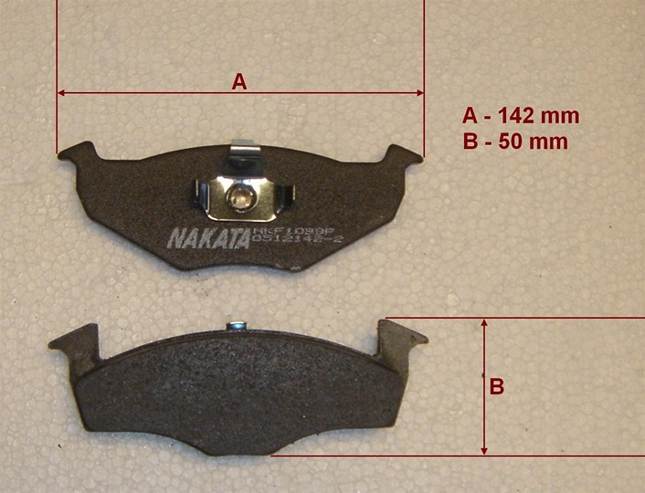 PASTILLAS DEL VW GOL V 09 BOSCH C/GRAMPAS BREMSI
