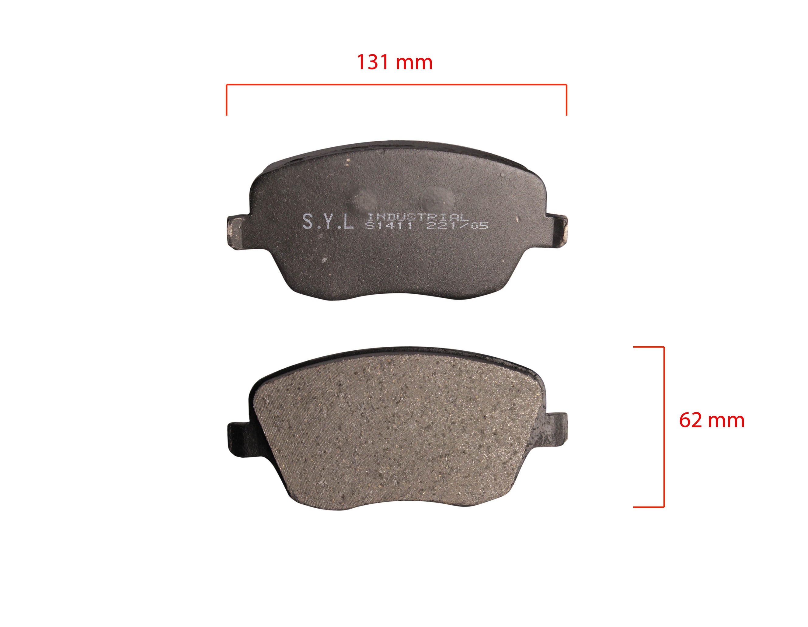PASTILLAS DEL VW POLO 04 (GIRLING) (B)