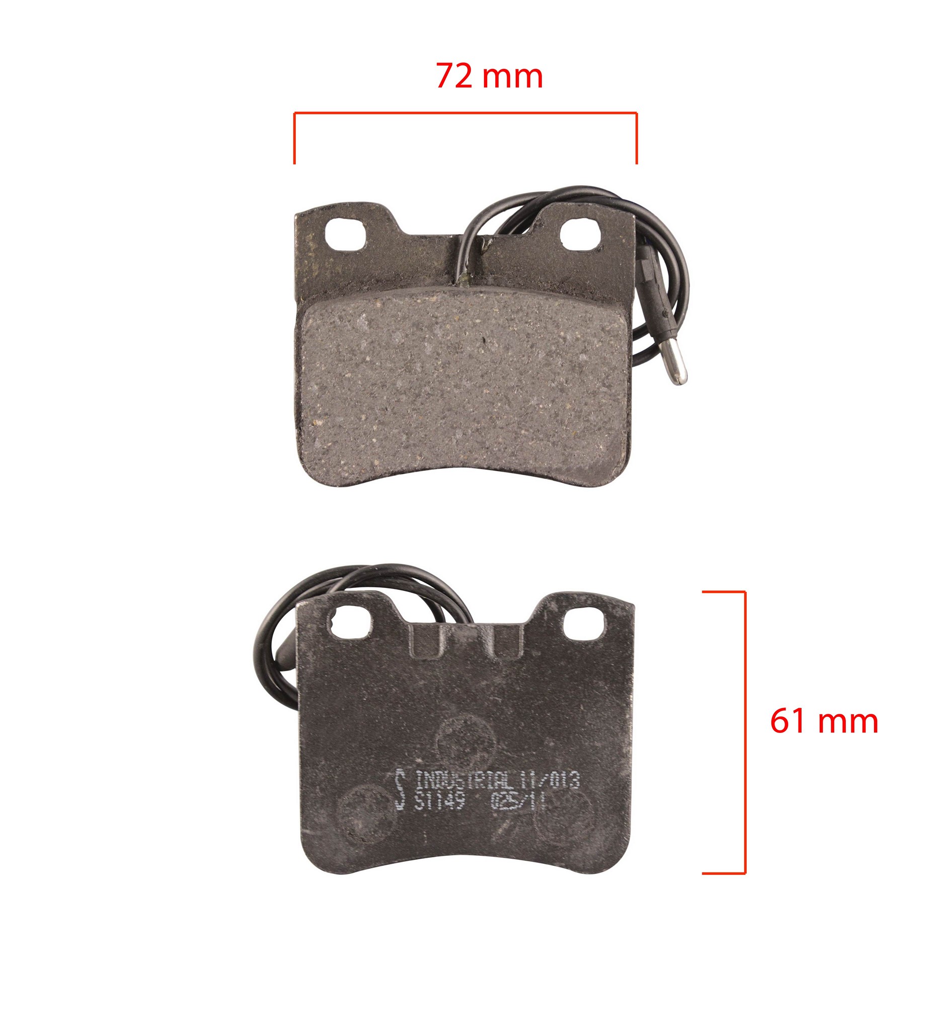 PASTILLAS DEL CITROEN AX-PEUGEOT 106-205 BREMSI AT