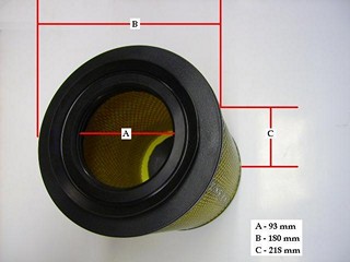 FILTRO AIRE MITSUBISHI CANTER 96