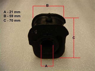 BUJE BASTIDOR INF IZQ HYUNDAI EXCEL 90 (K)