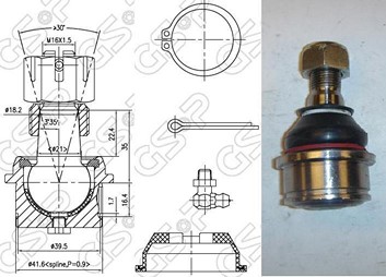 ROTULA INF JEEP CHEROKEE 93 GSP