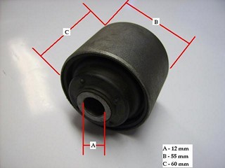 BUJE TENSOR TRA DER SUBARU LEGAXY 89 CENTRAL GSP