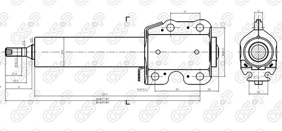 AMORTIGUADOR DEL MB SPRINTER 97 BREME