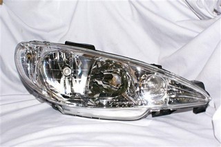 SEMIOPTICA DER PEUGEOT 206 03 DOBLE PARABOLA