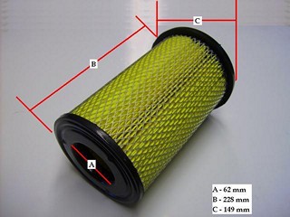FILTRO AIRE NISSAN (CA9682)