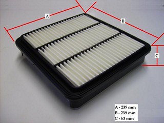 FILTRO AIRE MITSUBISHI (CA10355)