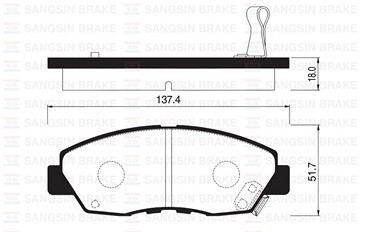 PASTILLAS DEL HONDA CIVIC 1.8 06 BREMSI