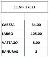 VALVULA ADM VW GOL 1.6D (B/MEC) (3 R) EVERPHONE