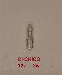 LAMPARA 12V 2W C/IMPRESO CHICO (TRIFA)