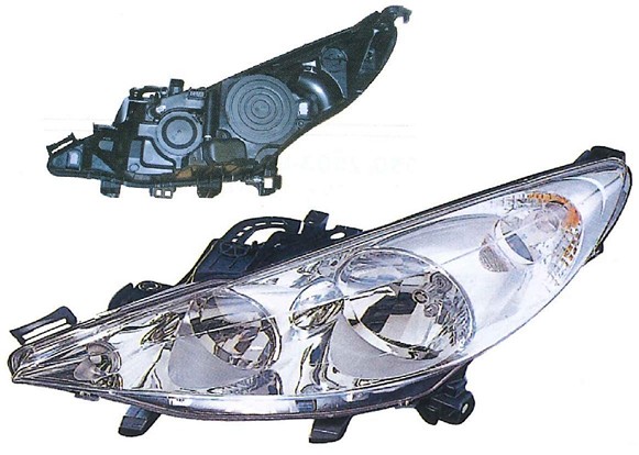 SEMIOPTICA IZQ PEUGEOT 207 07 (CEE) 11 DEPO