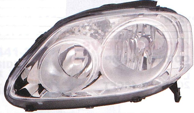 SEMIOPTICA IZQ VW FOX-SURAN 05-09 BLANCA