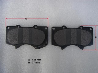 PASTILLAS DEL TOYOTA HILUX VIGO 2008-2011 BREMSI