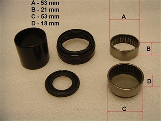 KIT BUJES SUSPENSION TRA CITROEN AX- 106 (S/BARRA)