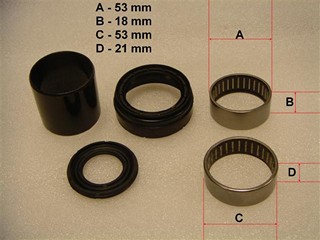 KIT BUJES SUSPENSION TRA CITROEN AX-106 (C/BARRA)