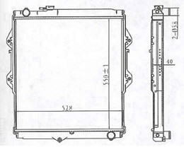 RADIADOR TOYOTA HILUX 3.0 TD 01
