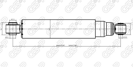 AMORTIGUADOR TRA MAZDA BT-50 4WD GSP