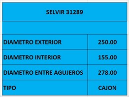 PLACA EMBR MAZDA BT50 06 (250mm) (C/VOL) ESPECIAL