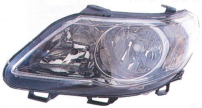 SEMIOPTICA IZQ VW GOL V 09-12 DOBLE PARABOLA