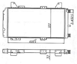 RADIADOR FORD ESCORT-VERONA 1.6-1.8 87-92