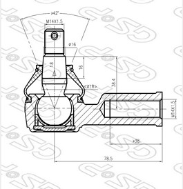 PUNTERO IZQ ISUZU P-UP 89 (2-4WD) AYD