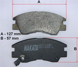 PASTILLAS DEL MITSUBISHI L200 92 BREMSI
