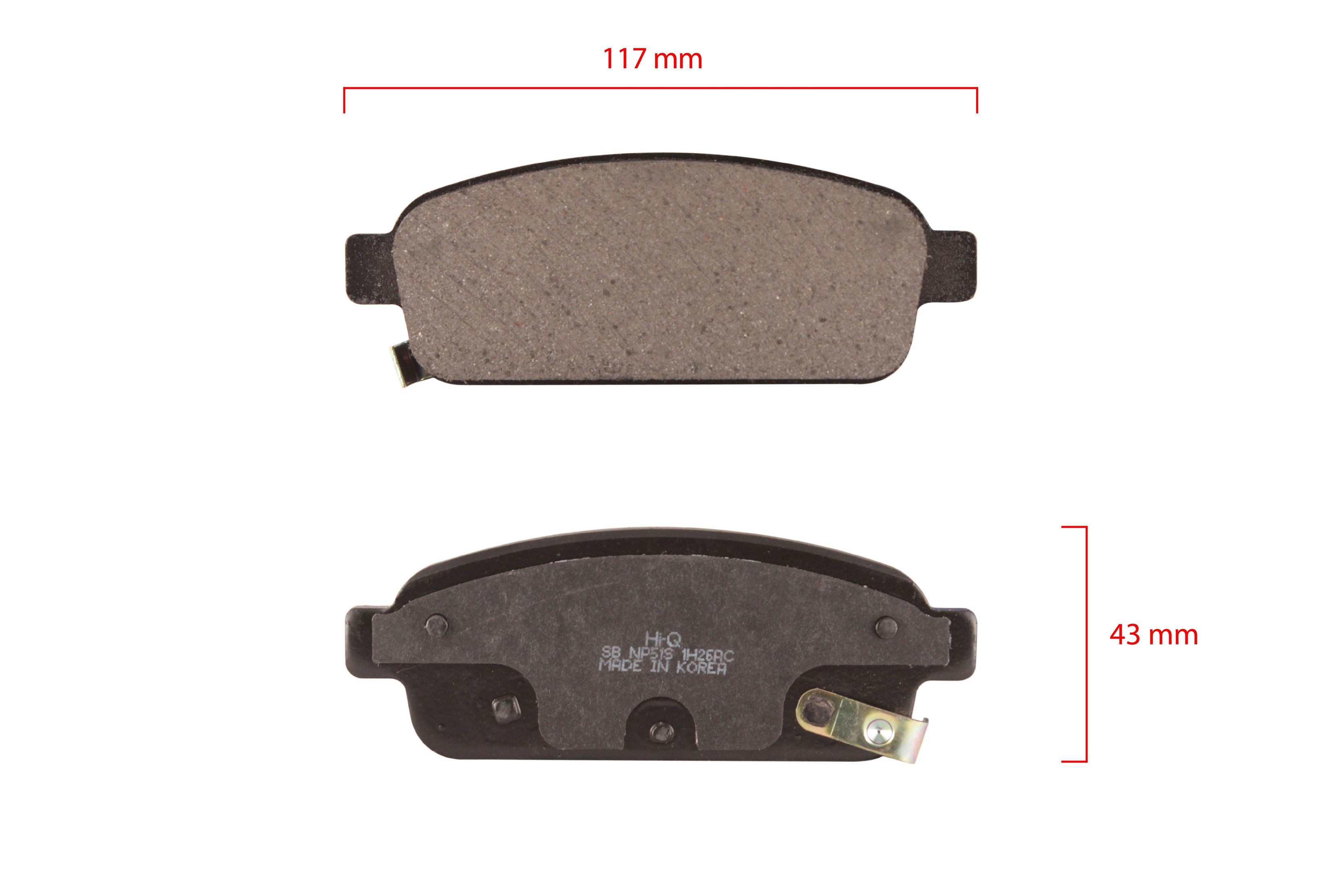 PASTILLAS TRA GM CRUZE 09 - TRACKER 14 BREMSI