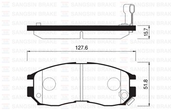PASTILLAS DEL MITSUBISHI COLT-LANCER 92 BREMSI