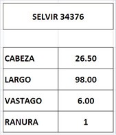 VALVULA ESC GM CORSA II-MERIVA C/ISUZU 1.7TD 16V--