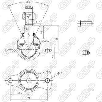 ROTULA INF RENAULT TRAFIC 86 AYD
