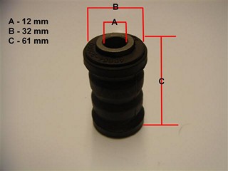 BUJE BASTIDOR INF TOYOTA COROLLA 86 (CHICO)
