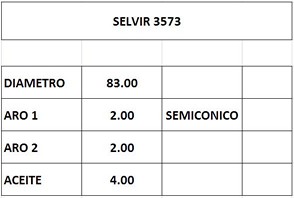 AROS 83.0mm TOYOTA 1.8D STD (4mm) CTI