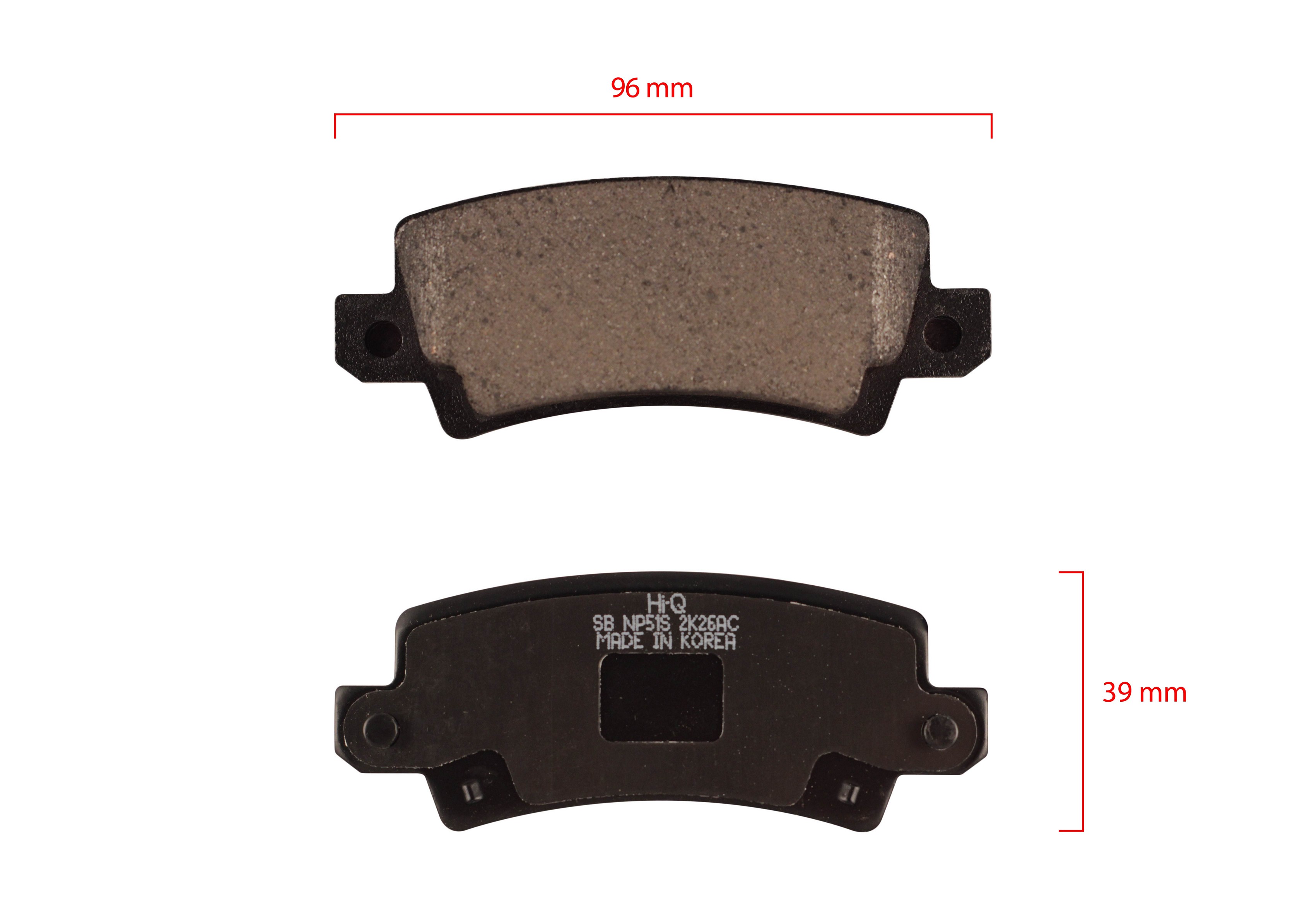 PASTILLAS TRA TOYOTA COROLLA 2003-2007 N BREMSI