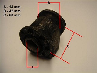 BUJE BASTIDOR INF TOYOTA COROLLA 88 (GDE) GSP