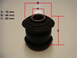 BUJE BASTIDOR INF COROLLA 93 (GDE S/CHAPA) GSP