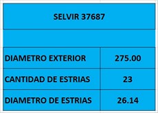 DISCO EMBR 275mm 23 EST MITSUB L200 3.2D 06 VALEO