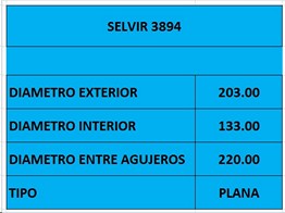 PLACA EMBR GM CORSA 1.6 (203mm) VALEO