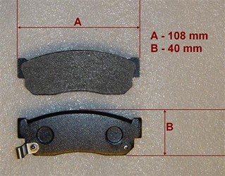 PASTILLAS DEL NISSAN-SUBARU 82 BREMSI