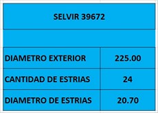 DISCO EMBR 225mm 24 EST GM CRUZE 09 VALEO
