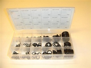 CAJA DE O-RING 225 PIEZAS 3/32 A 13/16