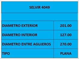 PLACA EMBR GM CHEVETTE (206mm) VALEO