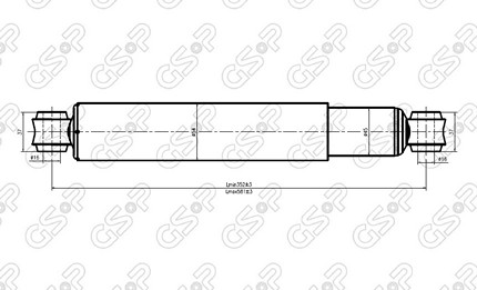 AMORTIGUADOR TRA NISSAN FRONTIER 4WD 03 BREME